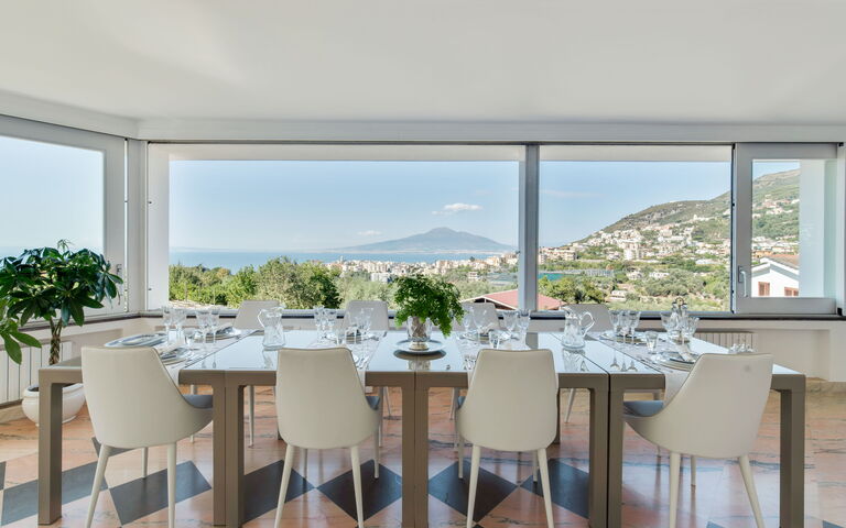 Villa Antonietta: Sala da pranzo, Vista Panoramica