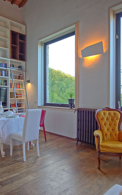 Villa Ancora: Sala da pranzo, Soggiorno