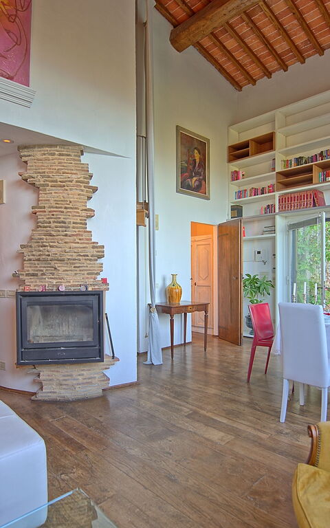 Villa Ancora: Sala da pranzo, Soggiorno