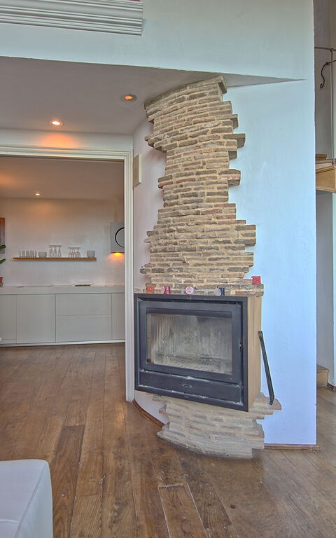 Villa Ancora: Sala da pranzo, Soggiorno