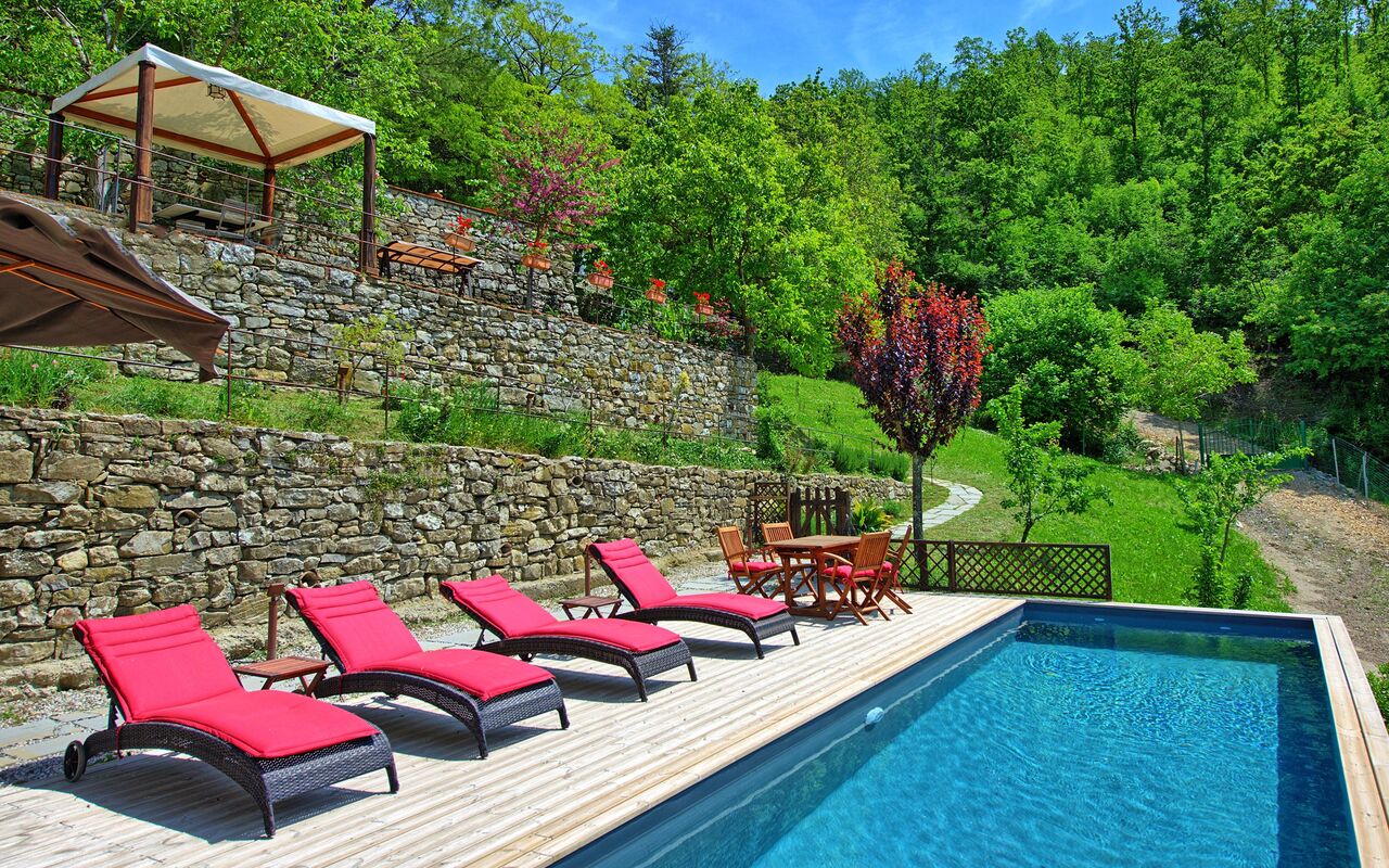 Villa Ancora: all'aperto, Estate, Piscina