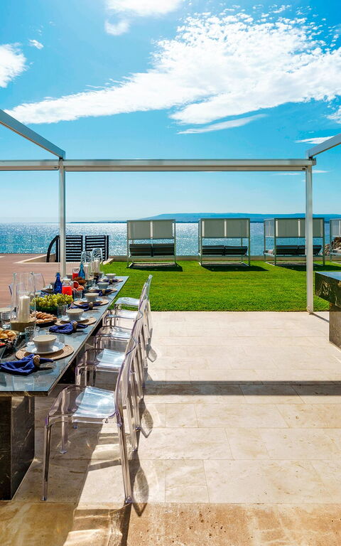 Villa Angelina: all'aperto, Balcone / Terrazza / Patio, Giardino