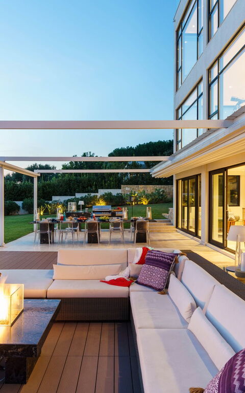 Villa Angelina: all'aperto, Balcone / Terrazza / Patio, Giardino