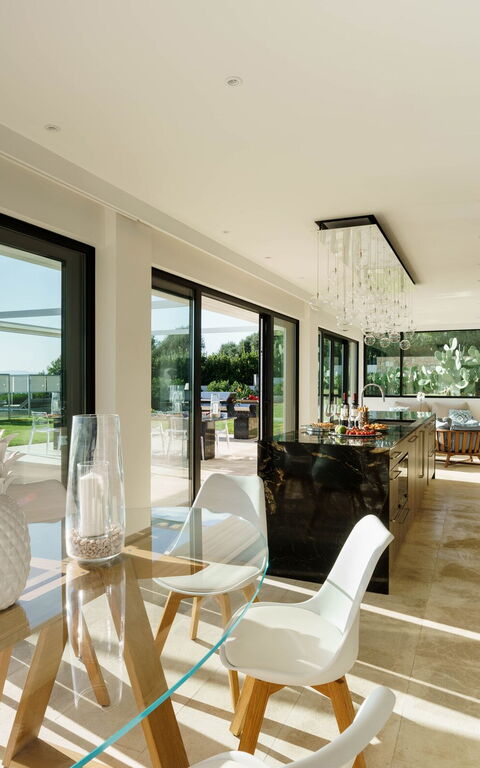 Villa Angelina: Cucina, Sala da pranzo