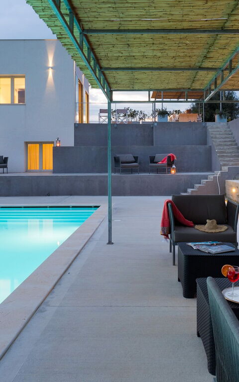 Villa Contra: all'aperto, Piscina