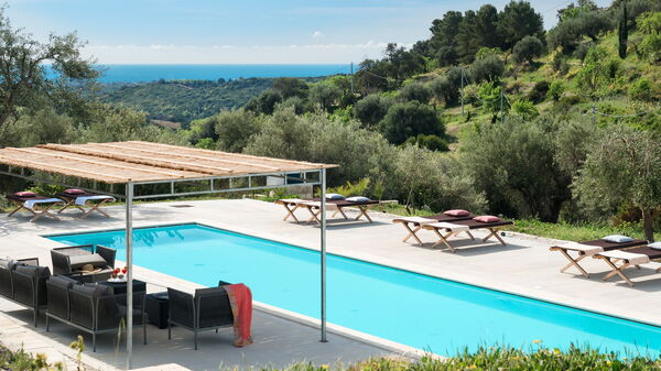 Villa Contra: all'aperto, Piscina