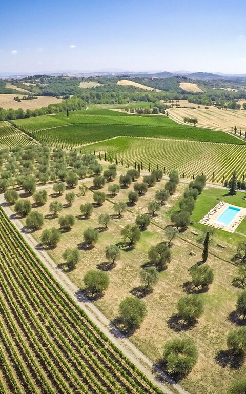 Villa Le Buche: Estate, Vista Panoramica