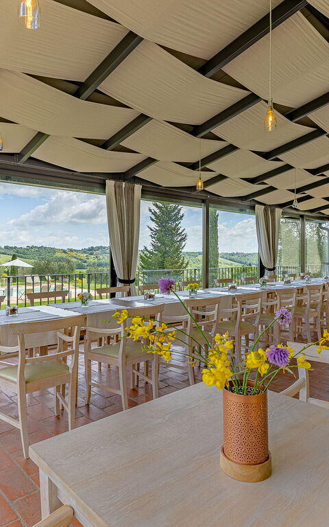 Villa Le Buche: Sala da pranzo