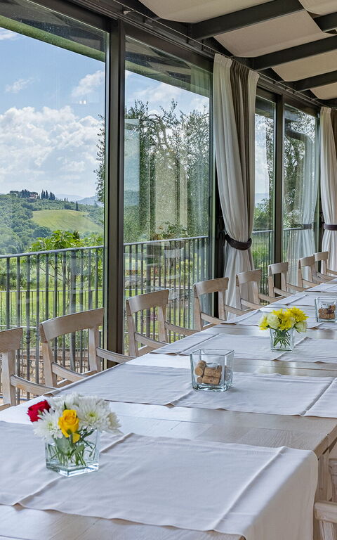 Villa Le Buche: Sala da pranzo