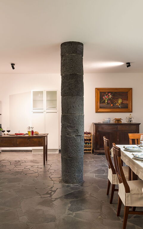Etna Retreat: Cucina, Sala da pranzo