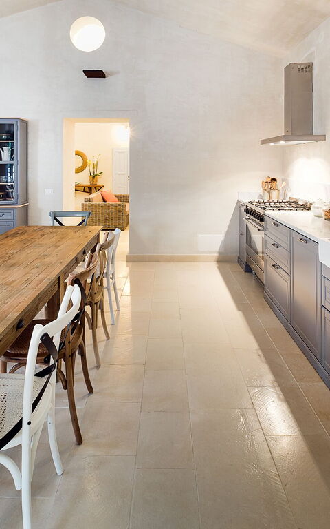 Villa Dimora Pura: Cucina, Sala da pranzo