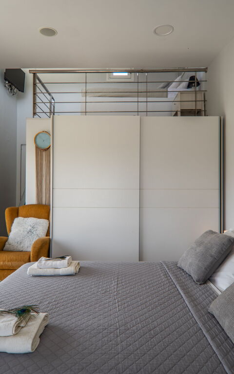 Villa Eftychia: Camera da letto