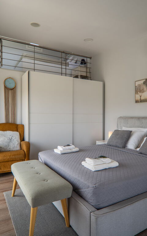 Villa Eftychia: Camera da letto