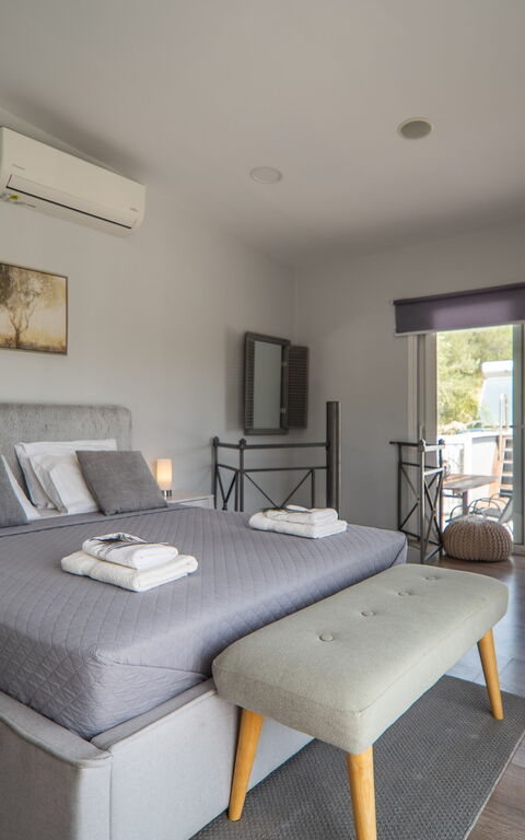 Villa Eftychia: Camera da letto
