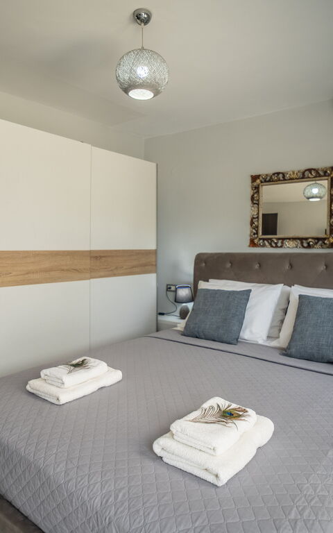 Villa Eftychia: Camera da letto