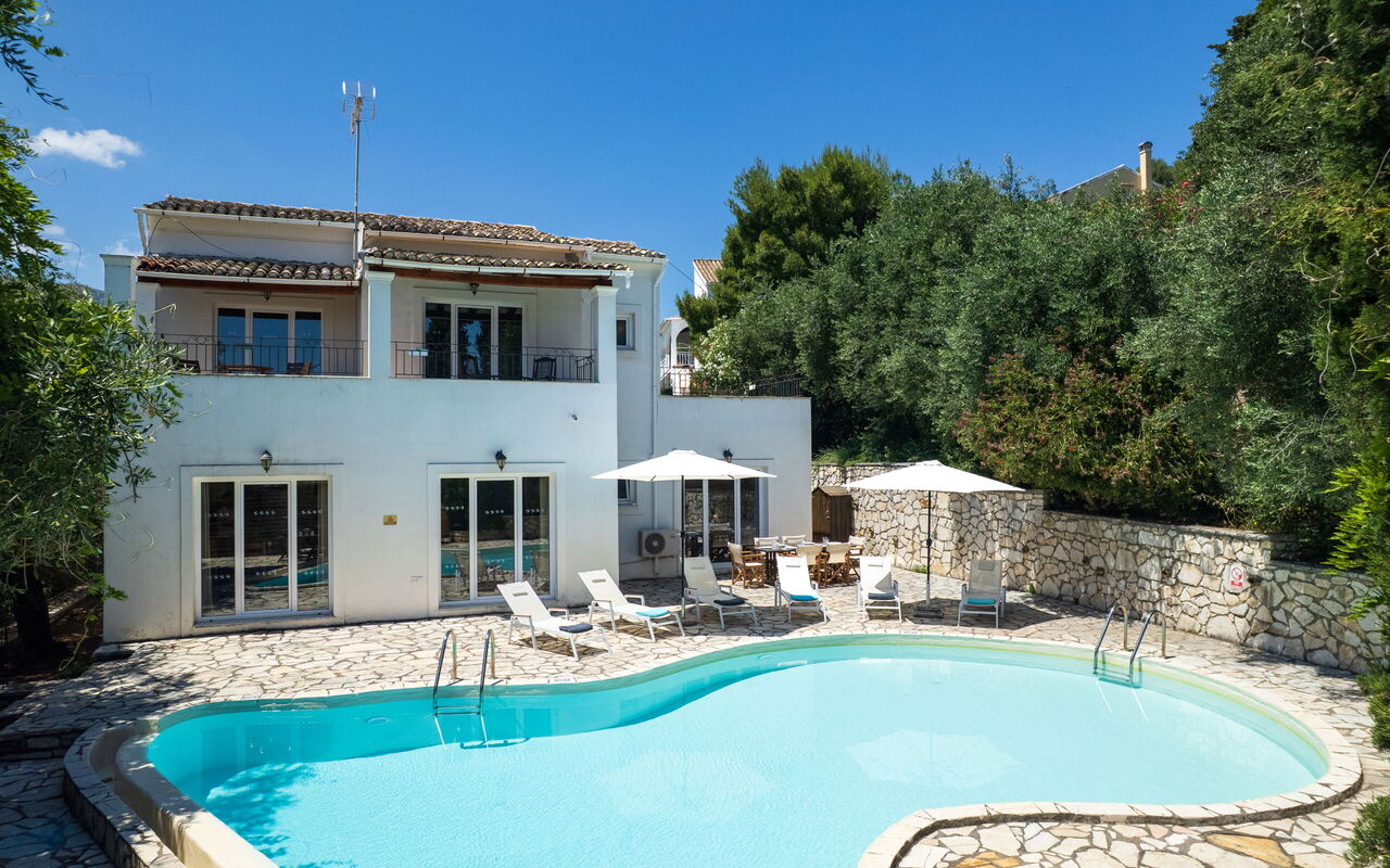 Villa Xanthe: all'aperto, Esterni, Piscina