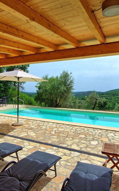 Villa Collina: Balcone / Terrazza / Patio, Piscina