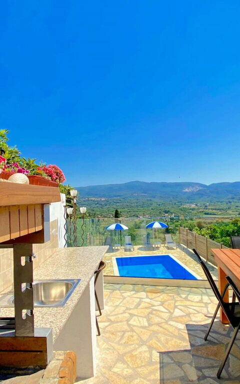 Villa Dinos: all'aperto, Balcone / Terrazza / Patio