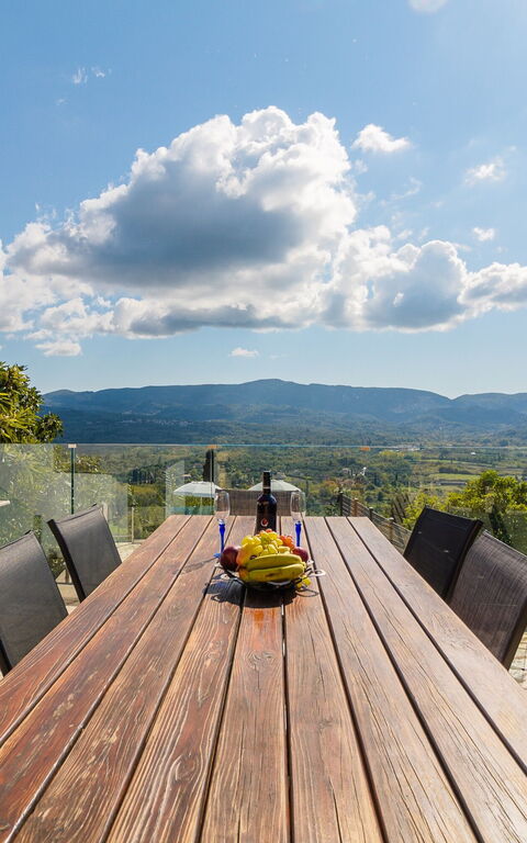 Villa Dinos: all'aperto, Balcone / Terrazza / Patio