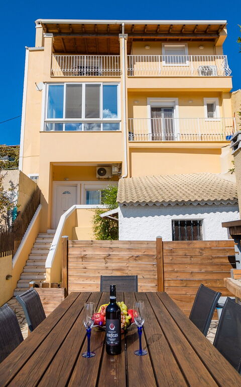 Villa Dinos: all'aperto, Balcone / Terrazza / Patio