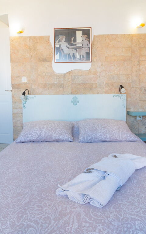Beach Villa Athanasia: Camera da letto