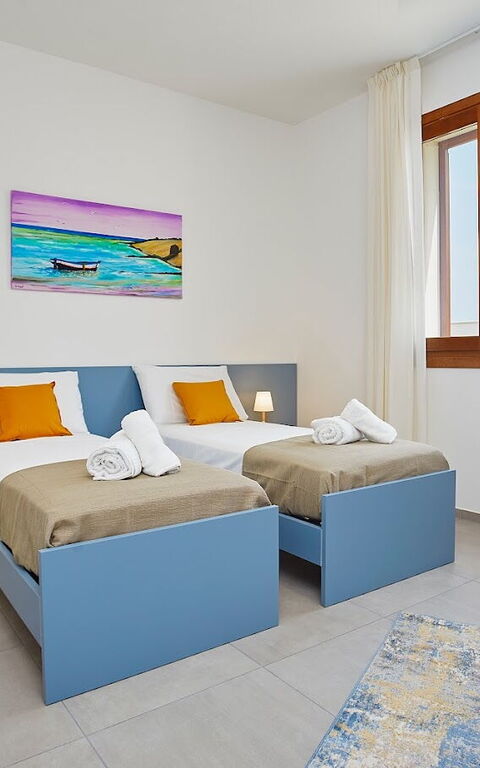 Villa Etesiae: Camera da letto