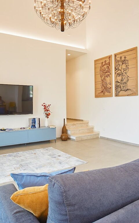 Villa Etesiae: Soggiorno