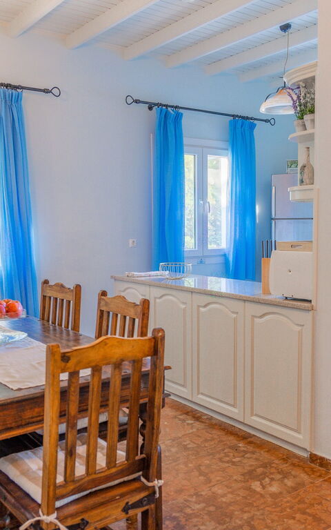 Villa Dimitris: Cucina, Sala da pranzo