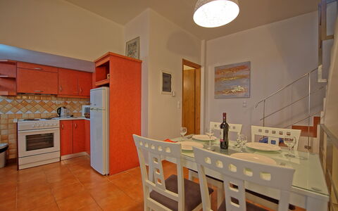 Alloggio Kastellina: Cucina, Sala da pranzo