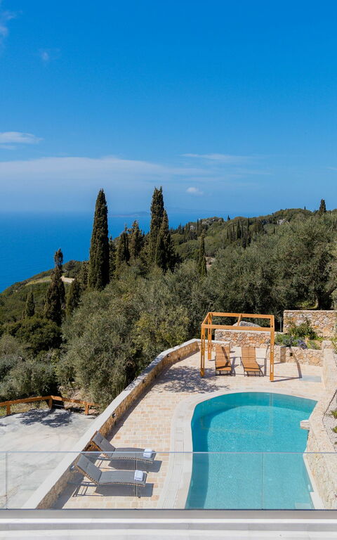 Villa Prokimea: all'aperto, Piscina, Vista Panoramica