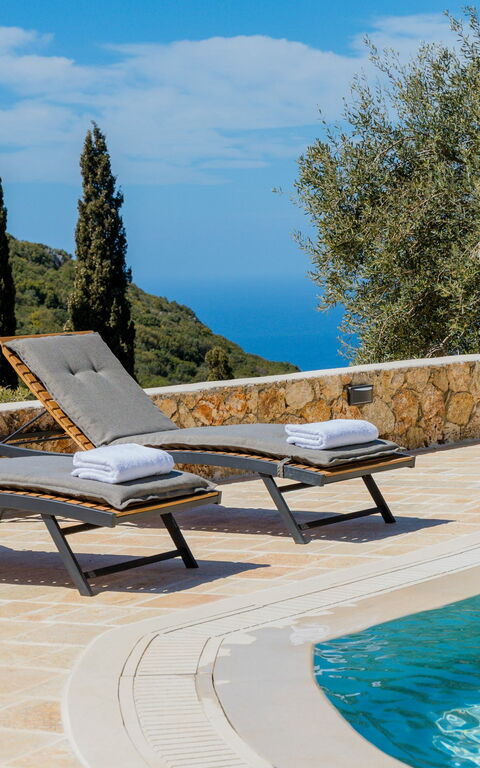 Villa Prokimea: all'aperto, Piscina, Vista Panoramica