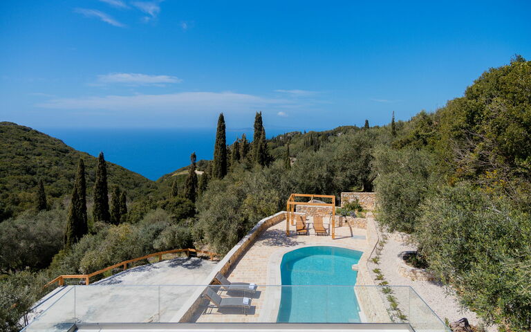 Villa Prokimea: all'aperto, Piscina, Vista Panoramica