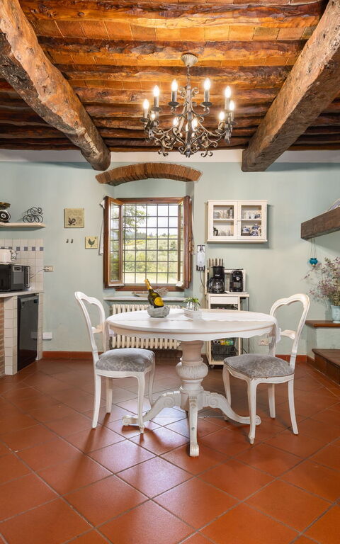 San Guido: Cucina, Sala da pranzo