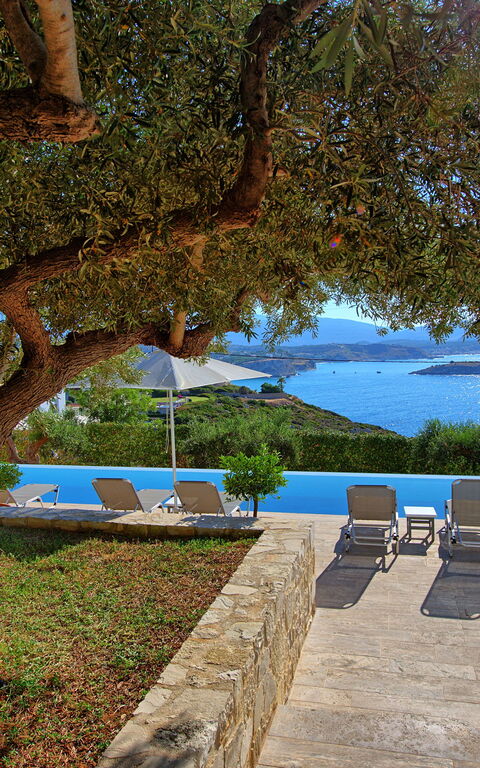 Villa Bluewhite: all'aperto, Estate, Giardino, Piscina, Vista Panoramica