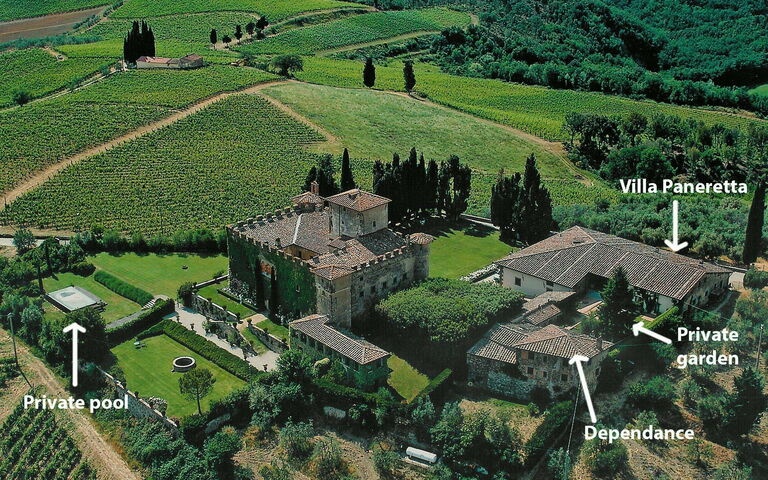 Villa Paneretta: all'aperto