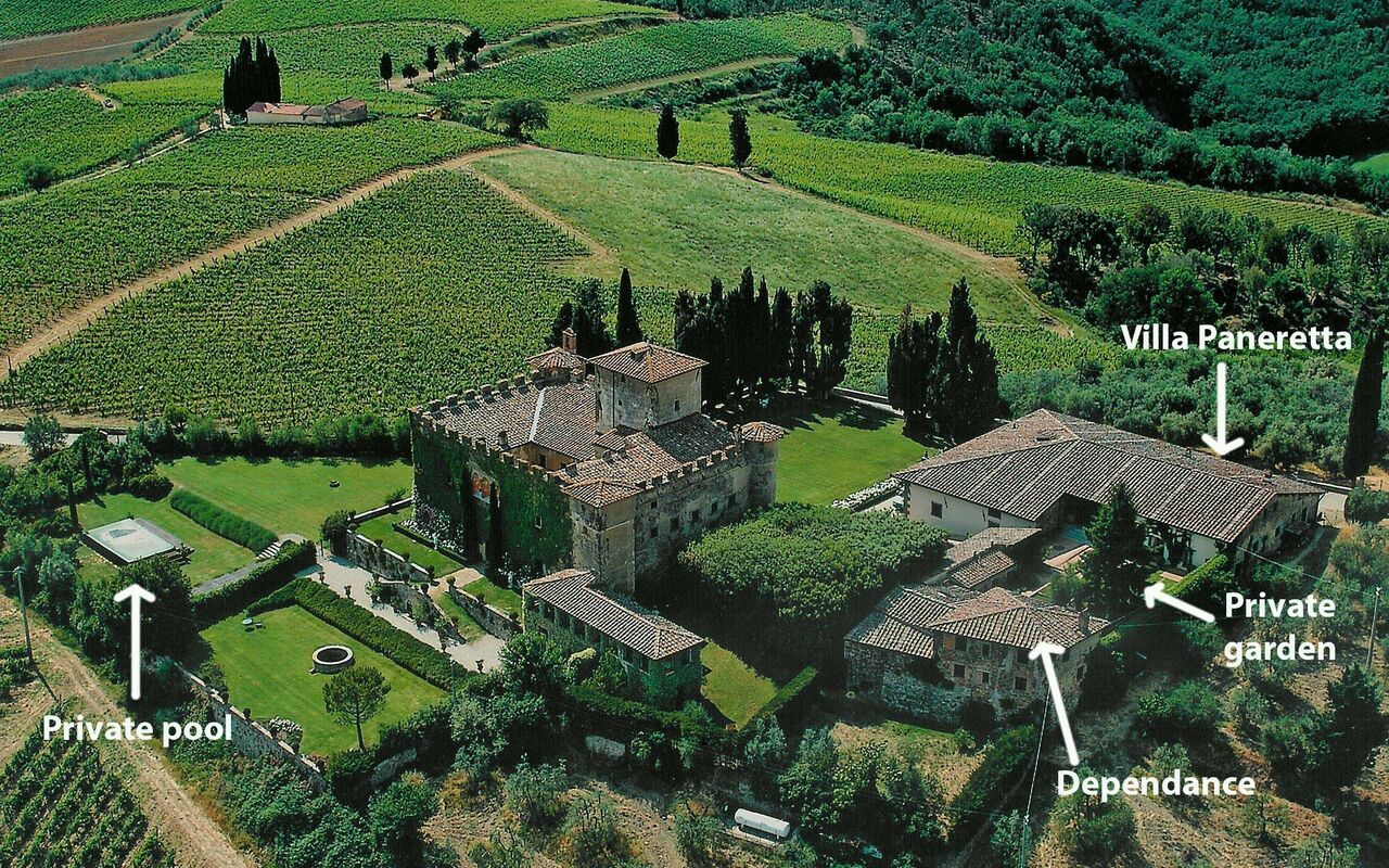 Villa Paneretta: all'aperto
