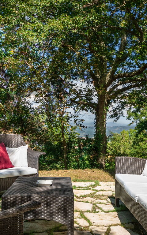 Villa Lucarella: all'aperto, Esterni, Giardino