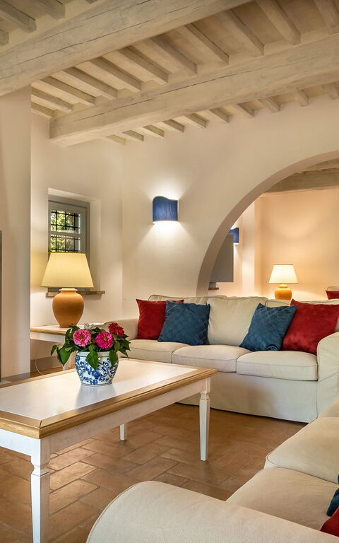 Villa Lucarella: Cucina, Soggiorno