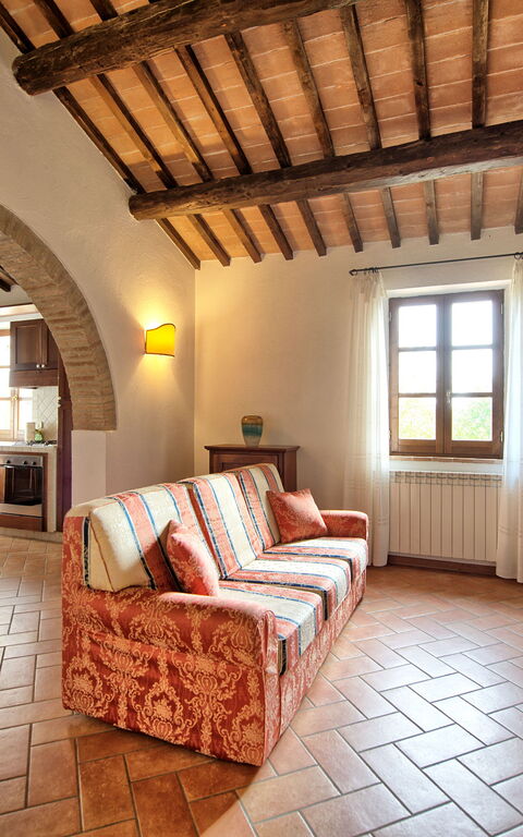 Casale Chieteno: Cucina, Soggiorno