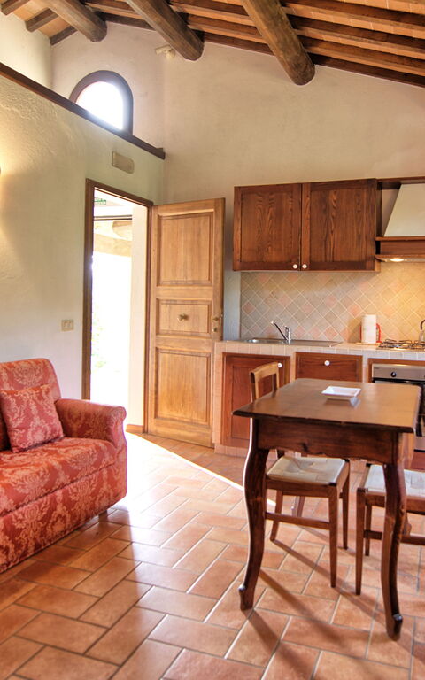 Casale Chieteno: Cucina, Soggiorno