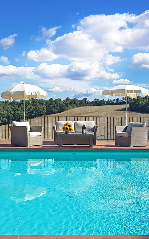 Casale Chieteno: all'aperto, Estate, Giardino, Piscina, Vista Panoramica