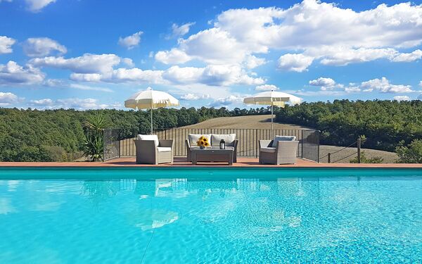 Casale Chieteno: all'aperto, Estate, Giardino, Piscina, Vista Panoramica