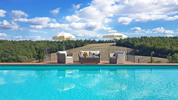 Casale Chieteno: all'aperto, Estate, Giardino, Piscina, Vista Panoramica