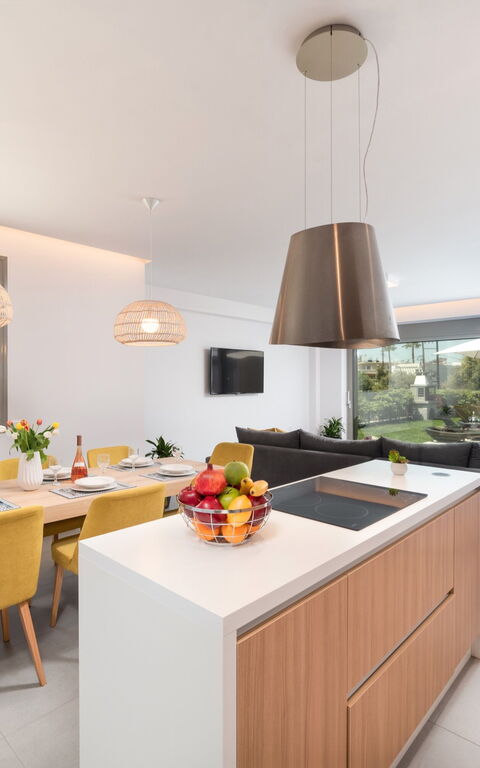 Villa Ampela: Cucina, Sala da pranzo