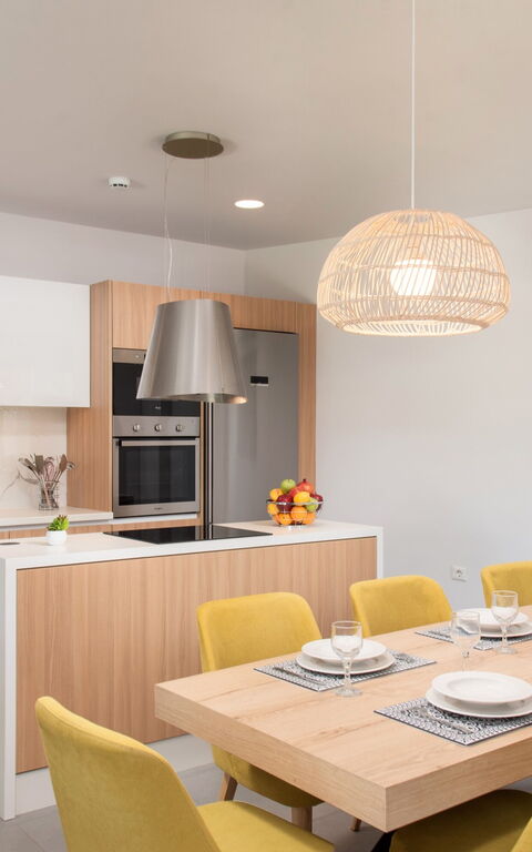 Villa Ampela: Cucina, Sala da pranzo