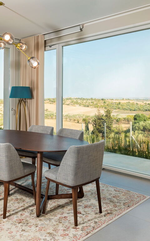 Villa Colleverde: Cucina, Sala da pranzo, Soggiorno