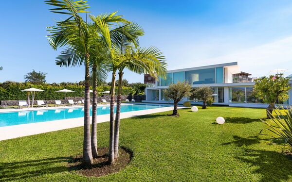 Villa Greta: Giardino, Piscina