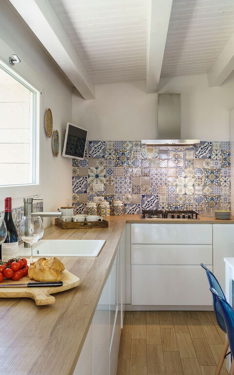 Marinella Punta Milocca: Cucina, Sala da pranzo