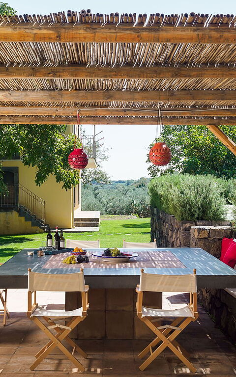 Villa Nerello: all'aperto, Balcone / Terrazza / Patio