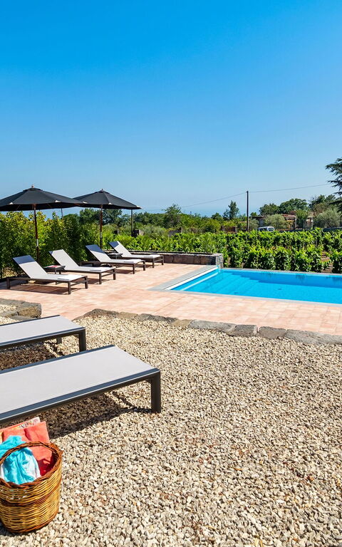 Villa Palmento Rosa: Piscina